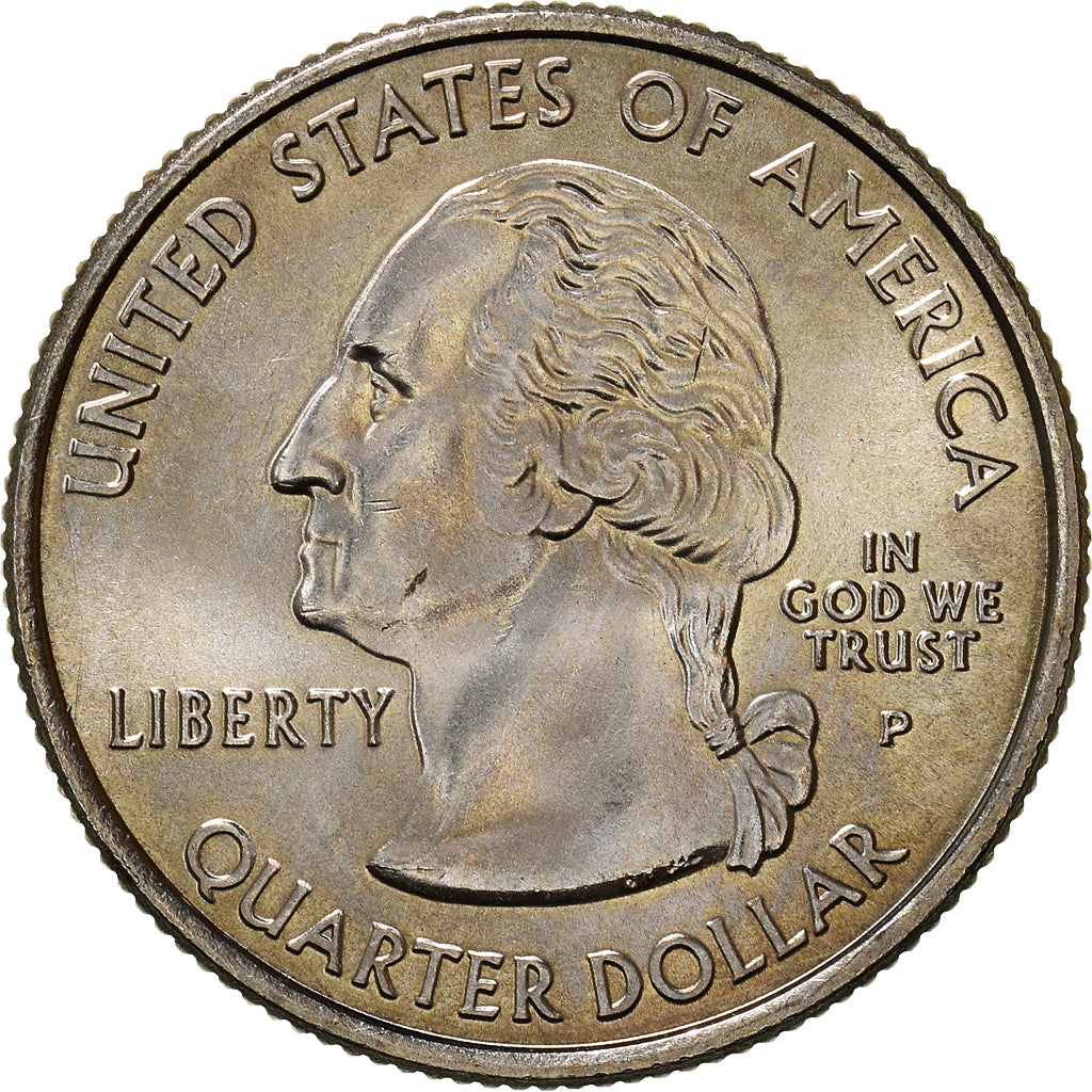 Coin, United States, Quarter, 2006, U.S. Mint, Philadelphia, South Dakota, 1889