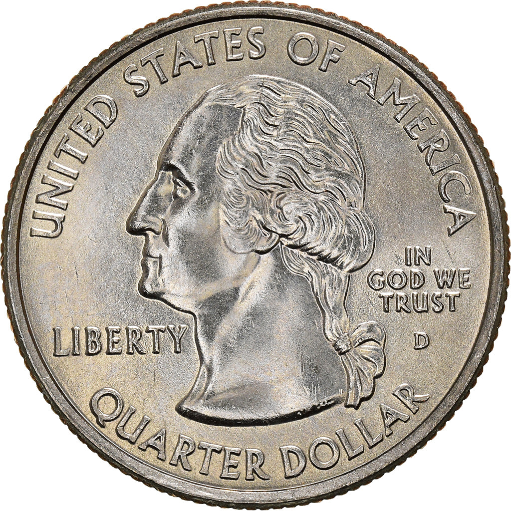 Coin, United States, 1/4 dollar, Quarter, 2006, U.S. Mint, Denver, Nevada, 1864