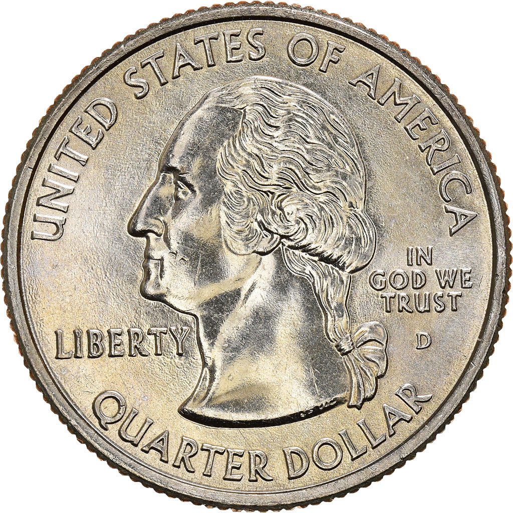Coin, United States, 1/4 dollar, Quarter, 2006, U.S. Mint, Denver, Nevada, 1864