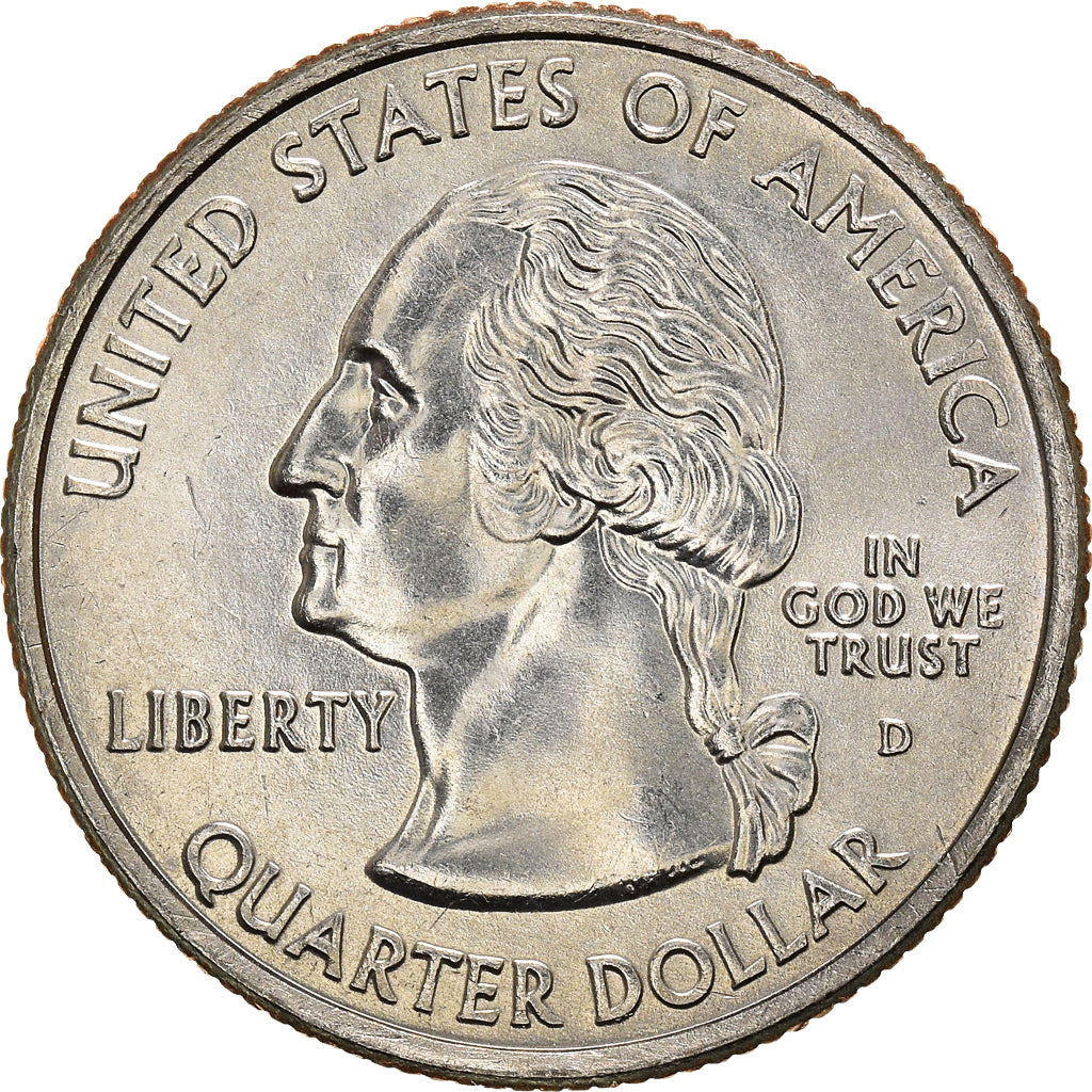 Coin, United States, 1/4 dollar, Quarter, 2006, U.S. Mint, Denver, Nevada, 1864