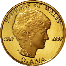 United Kingdom, Medal, Lady Diana, Princess of Wales, 1997, MS(65-70), Gold