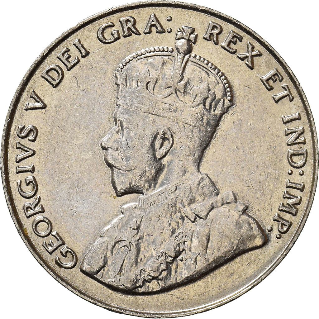 Coin, Canada, George V, 5 Cents, 1931, Royal Canadian Mint, Ottawa, AU(50-53)