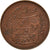 Monnaie, Tunisie, Muhammad al-Nasir Bey, 5 Centimes, 1917, Paris, TTB+, Bronze