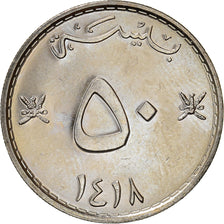 Coin, Oman, Qabus bin Sa'id, 50 Baisa, 1997, British Royal Mint, MS(63)