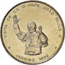 Coin, Cape Verde, 100 Escudos, 1990, Pape Jean Paul II, MS(63), Copper-nickel