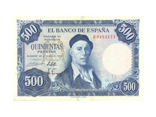 Banknote, Spain, 500 Pesetas, 1954, 1954-07-22, AU(55-58)