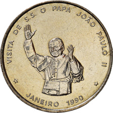 Monnaie, Cape Verde, 100 Escudos, 1990, Pape Jean Paul II, SPL, Cupro-nickel