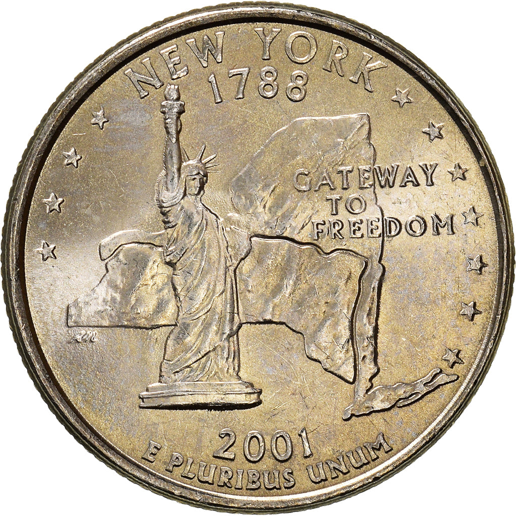 Münze, Vereinigte Staaten, Quarter, 2001, U.S. Mint, Philadelphia, New-York