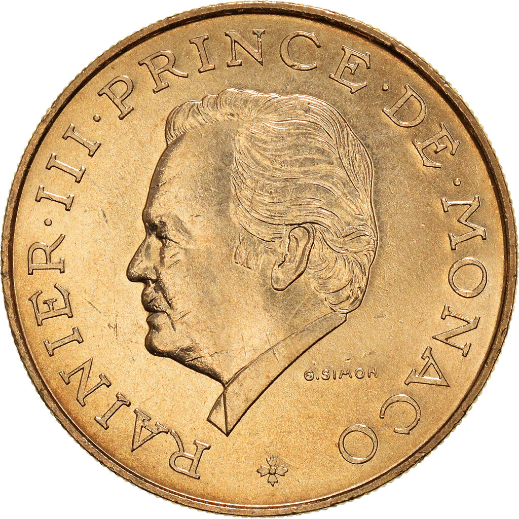 Moneta, Monaco, Rainier III, 10 Francs, 1982, BB, Rame-nichel-alluminio, KM:154