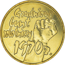 Coin, Poland, 2 Zlote, 2000, Warsaw, MS(63), Brass, KM:404