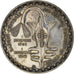 Coin, West African States, 500 Francs, 1972, AU(50-53), Silver, KM:7