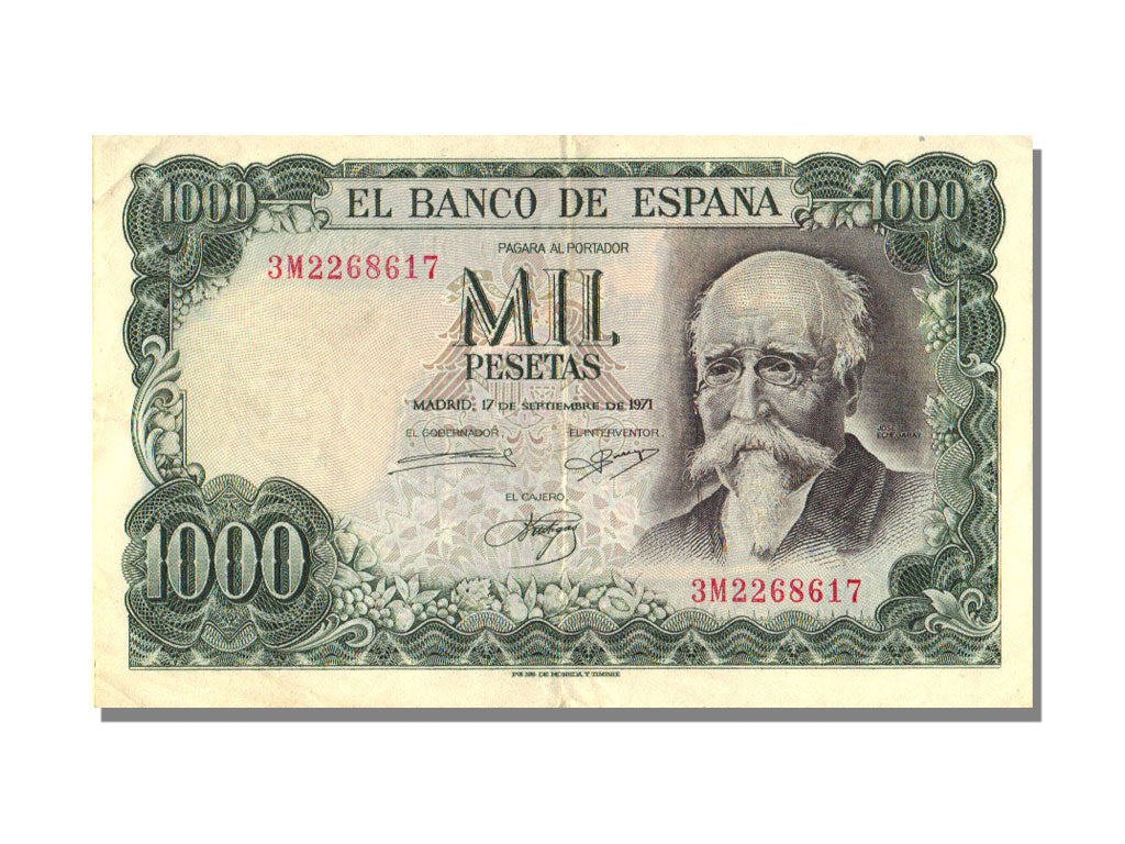 Billete, 1000 Pesetas, 1971, España, 1971-09-17, MBC+