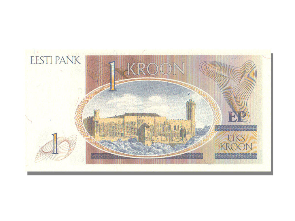 Estonia, 1 Kroon, 1992, UNC(65-70), AA 5381982