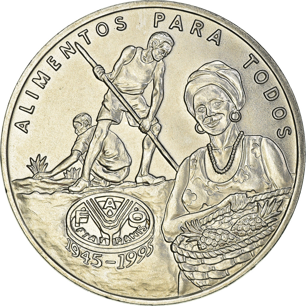 Moneta, Guinea-Bissau, 2000 Pesos, 1995, FDC, Acciaio placcato nichel, KM:38