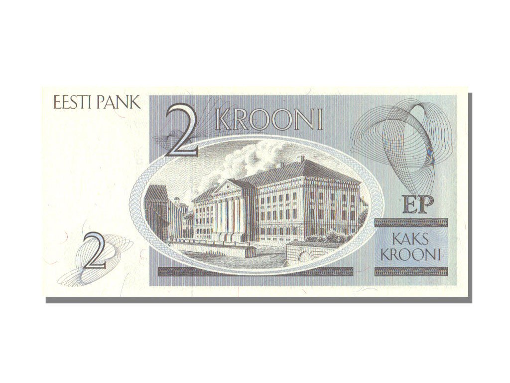 Estonia, 2 Krooni, 1992, KM #70a, UNC(65-70), AB 1060515