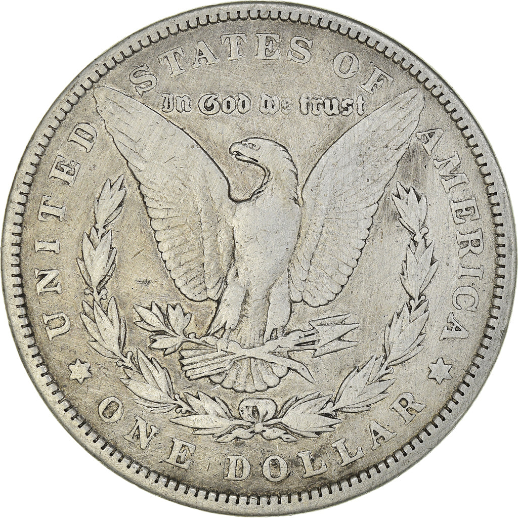 Coin, United States, Morgan Dollar, Dollar, 1897, U.S. Mint, Philadelphia