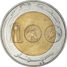 Coin, Algeria, 100 Dinars, 2002, Algiers, MS(63), Bi-Metallic, KM:137