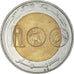 Coin, Algeria, 100 Dinars, 2002, Algiers, MS(63), Bi-Metallic, KM:137
