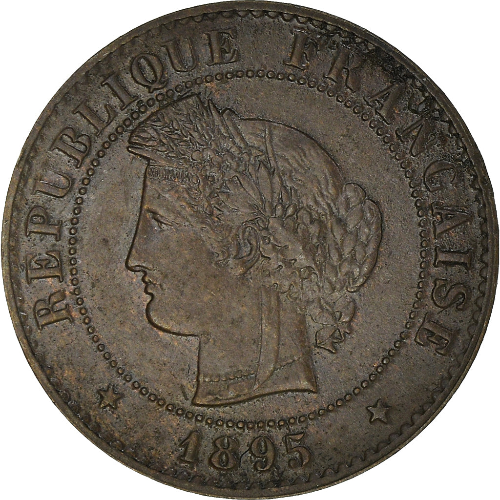 Coin, France, Cérès, Centime, 1895, Paris, AU(55-58), Bronze, KM:826.1