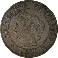 Coin, France, Cérès, Centime, 1895, Paris, AU(55-58), Bronze, KM:826.1