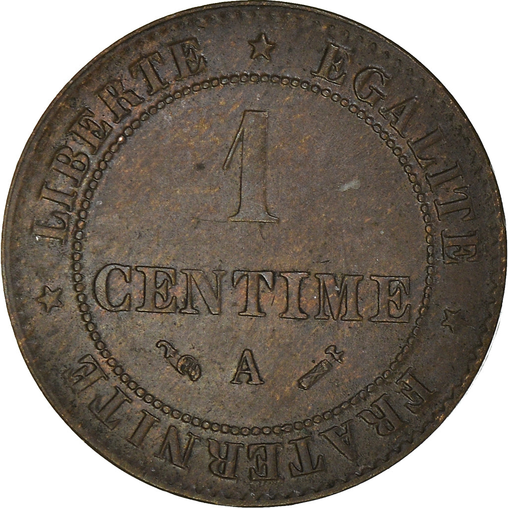 Coin, France, Cérès, Centime, 1895, Paris, AU(55-58), Bronze, KM:826.1