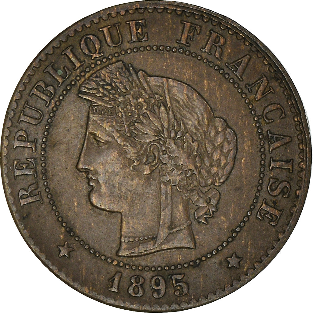 Coin, France, Cérès, Centime, 1895, Paris, AU(50-53), Bronze, KM:826.1