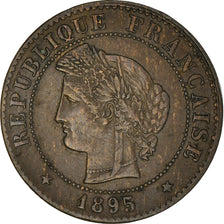 Coin, France, Cérès, Centime, 1895, Paris, AU(50-53), Bronze, KM:826.1