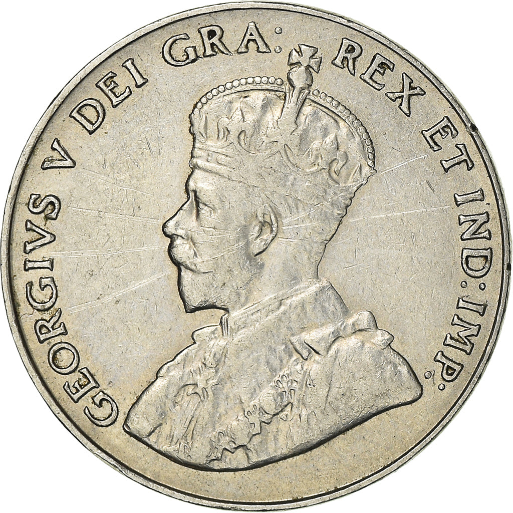 Moneta, Canada, George V, 5 Cents, 1929, Royal Canadian Mint, Ottawa, BB