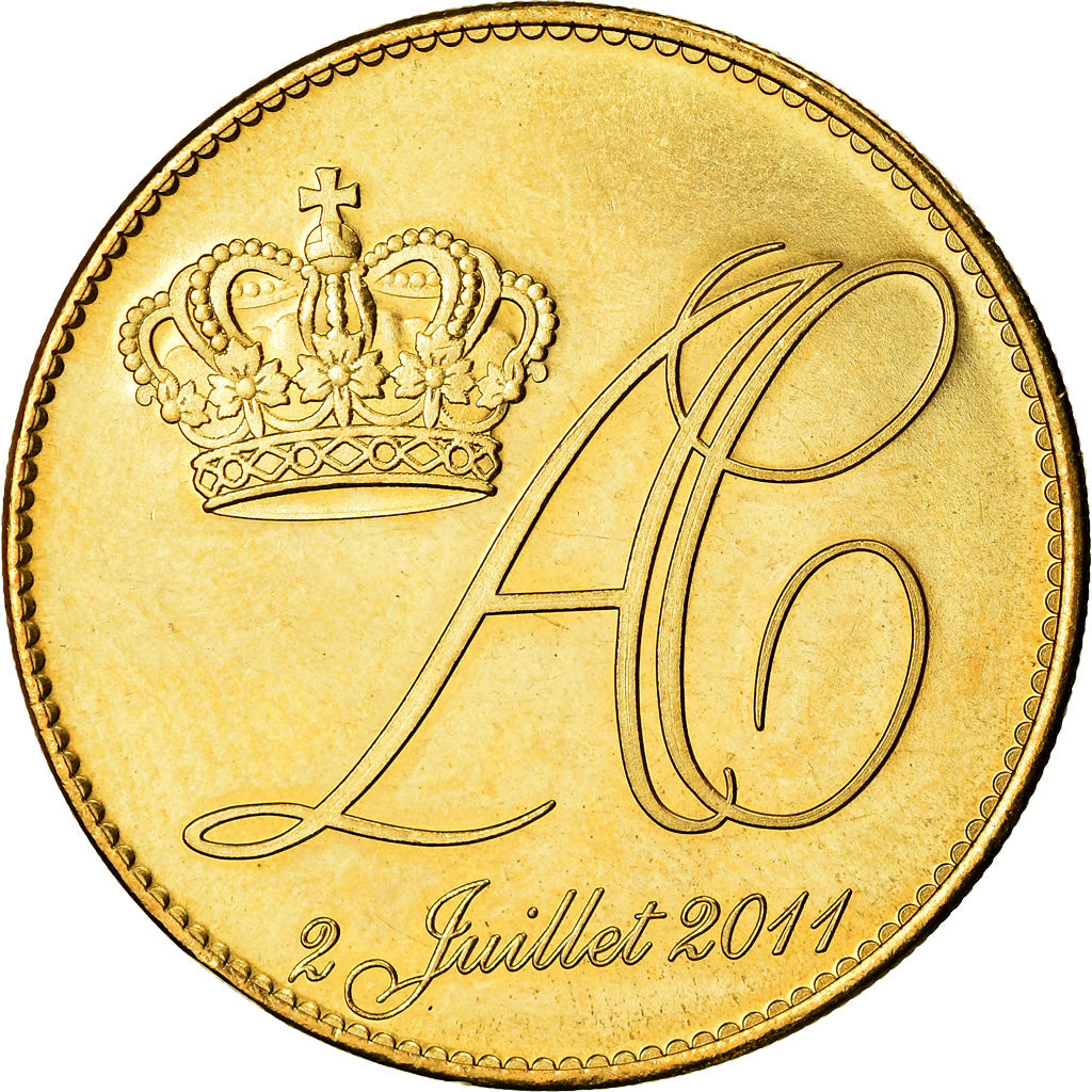 France, Token, Touristic token, Monaco - Mariage princier - Albert et Charlène