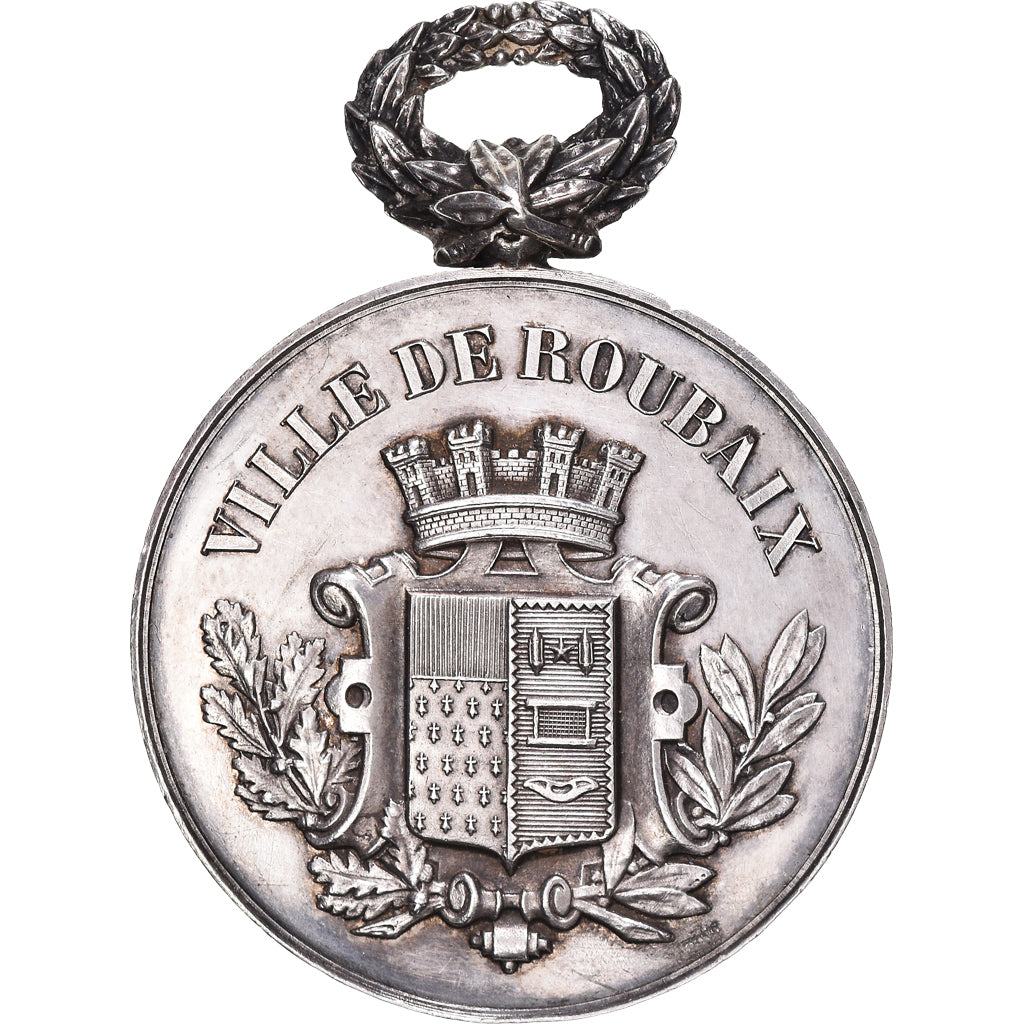 France, Medal, Cercle Horticole de Roubaix, MS(63), Silver