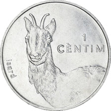 Coin, Andorra, Andorre, Centim, 2002, Isard, MS(64), Aluminum, KM:177