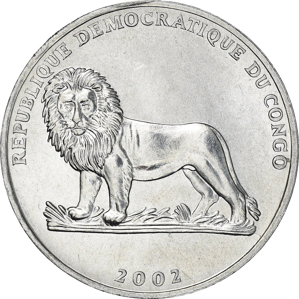 Monnaie, CONGO, DEMOCRATIC REPUBLIC, 50 Centimes, 2002, TTB+, Aluminium, KM:75