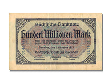 Banknote, German States, 100 Milliarden Mark, 1923, AU(55-58)