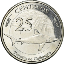 Monnaie, GALAPAGOS ISLANDS, 25 Centavos, 2008, SPL+, Cupro-nickel, KM:4