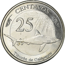 Monnaie, GALAPAGOS ISLANDS, 25 Centavos, 2008, TTB+, Cupro-nickel, KM:4