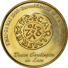 Francia, Token, Euro des Villes, 1 Euro de Laon, 1998, Denier Carolingien, MBC