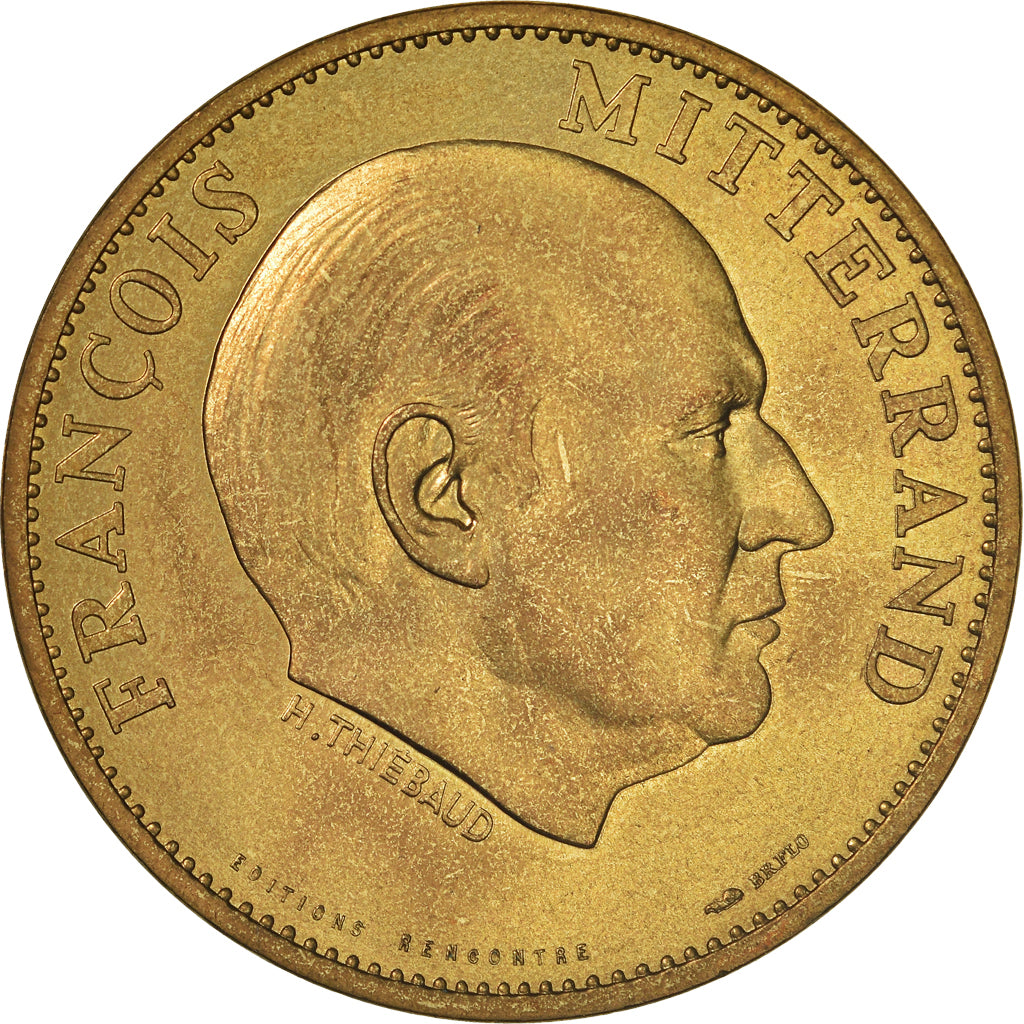 France, Medal, François Mitterrand, Président de la République, AU(55-58)