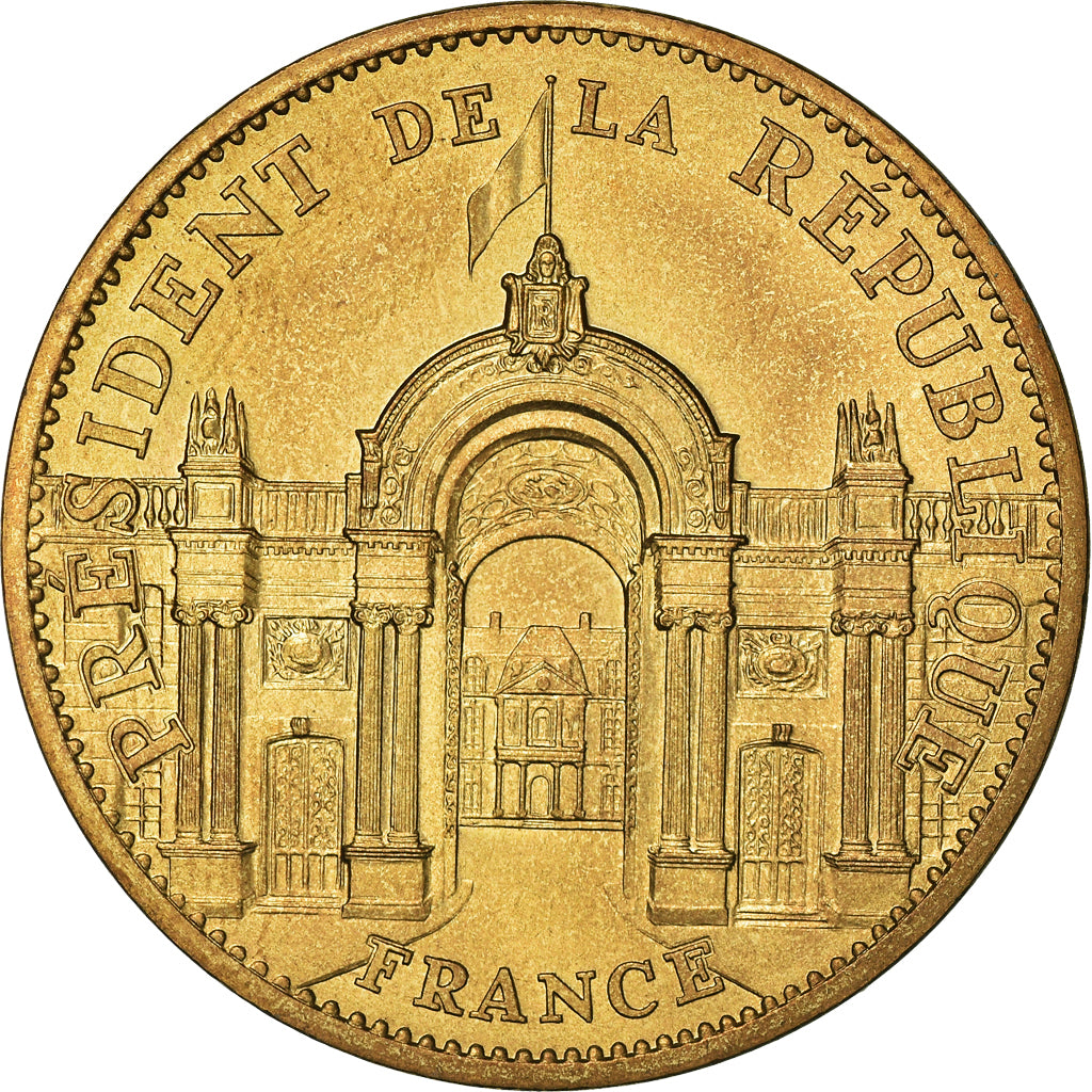 France, Medal, François Mitterrand, Président de la République, AU(55-58)