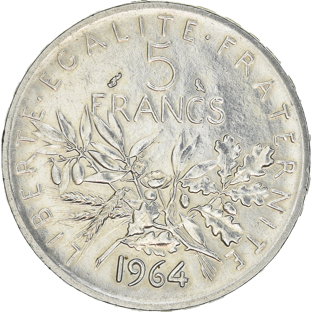 Coin, France, Semeuse, 5 Francs, 1964, Paris, MS(63), Silver, KM:926