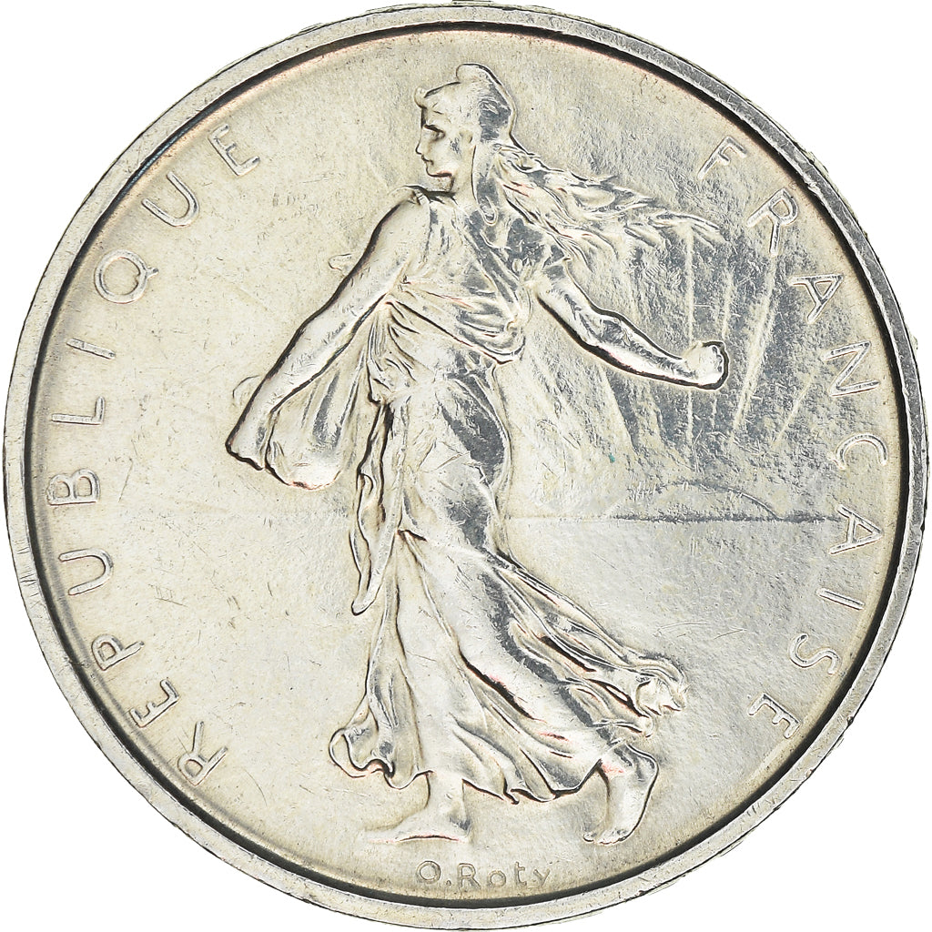 Munten, Frankrijk, Semeuse, 5 Francs, 1964, Paris, UNC-, Zilver, KM:926