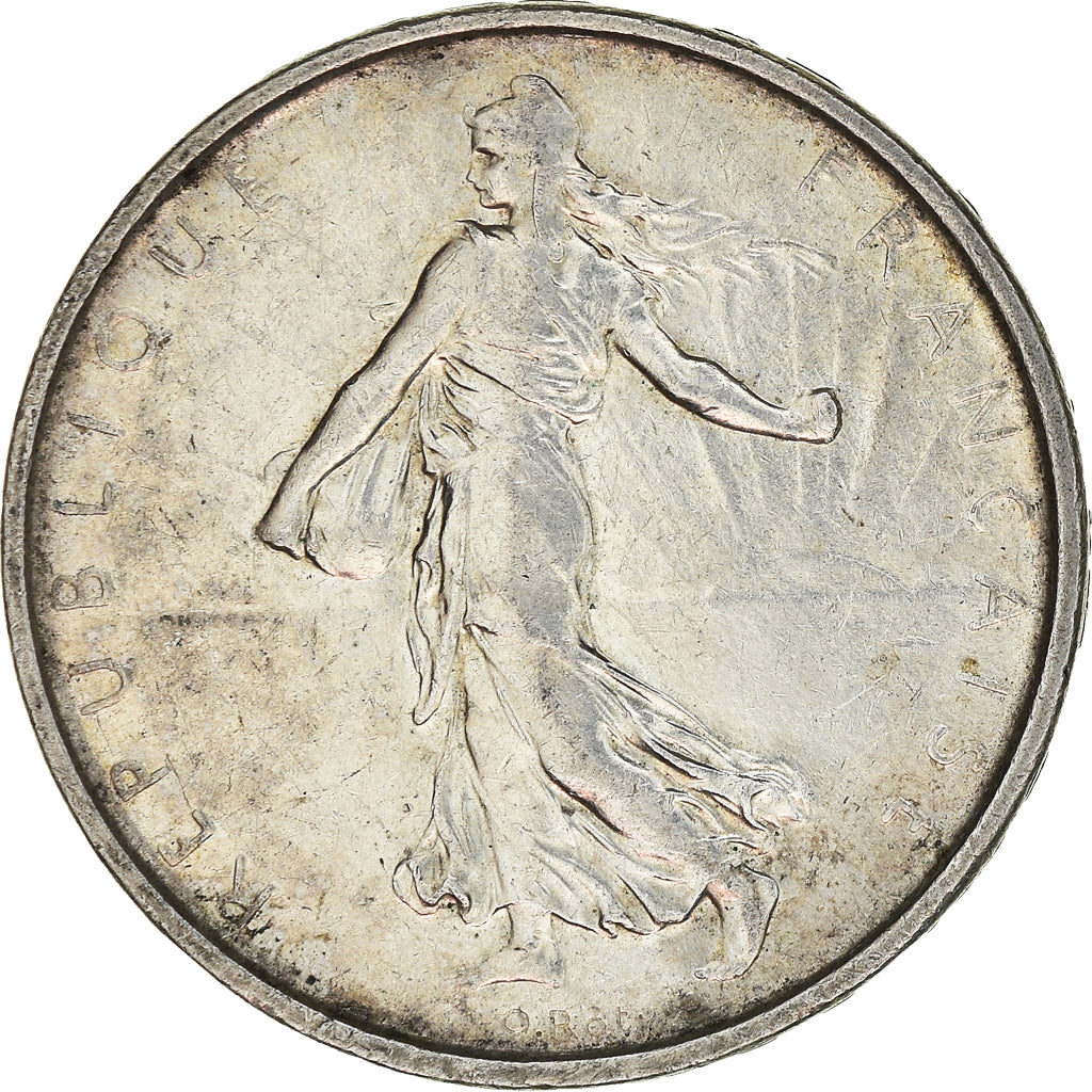 Münze, Frankreich, Semeuse, 5 Francs, 1964, Paris, S+, Silber, KM:926