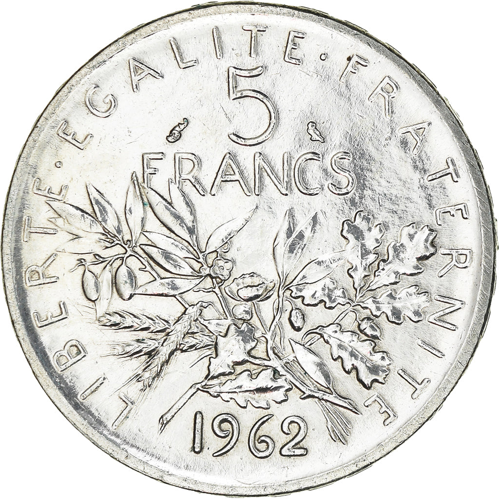 Coin, France, Semeuse, 5 Francs, 1962, Paris, MS(63), Silver, KM:926