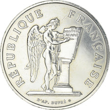 Coin, France, Droits de l'Homme, 100 Francs, 1989, MS(63), Silver, KM:970