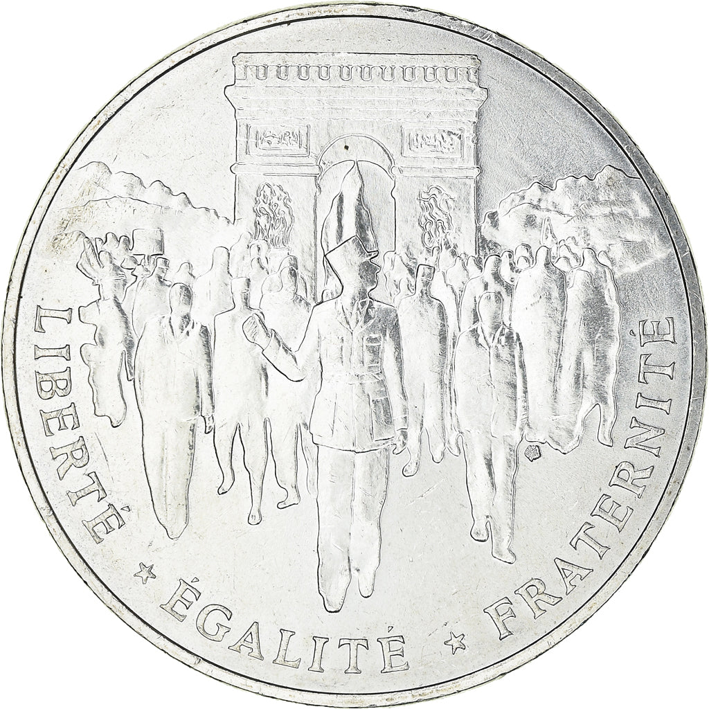Coin, France, Libération de Paris, 100 Francs, 1994, Paris, MS(60-62), Silver