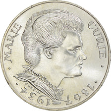 Moneda, Francia, Marie Curie, 100 Francs, 1984, SC, Plata, KM:955, Gadoury:899