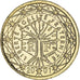 France, Euro, 2001, Paris, golden, MS(65-70), Bi-Metallic, KM:1288