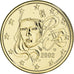 Frankrijk, 5 Euro Cent, 2002, Paris, golden, FDC, Bi-Metallic