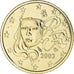 France, 2 Euro Cent, 2003, Paris, golden, MS(65-70), Bi-Metallic