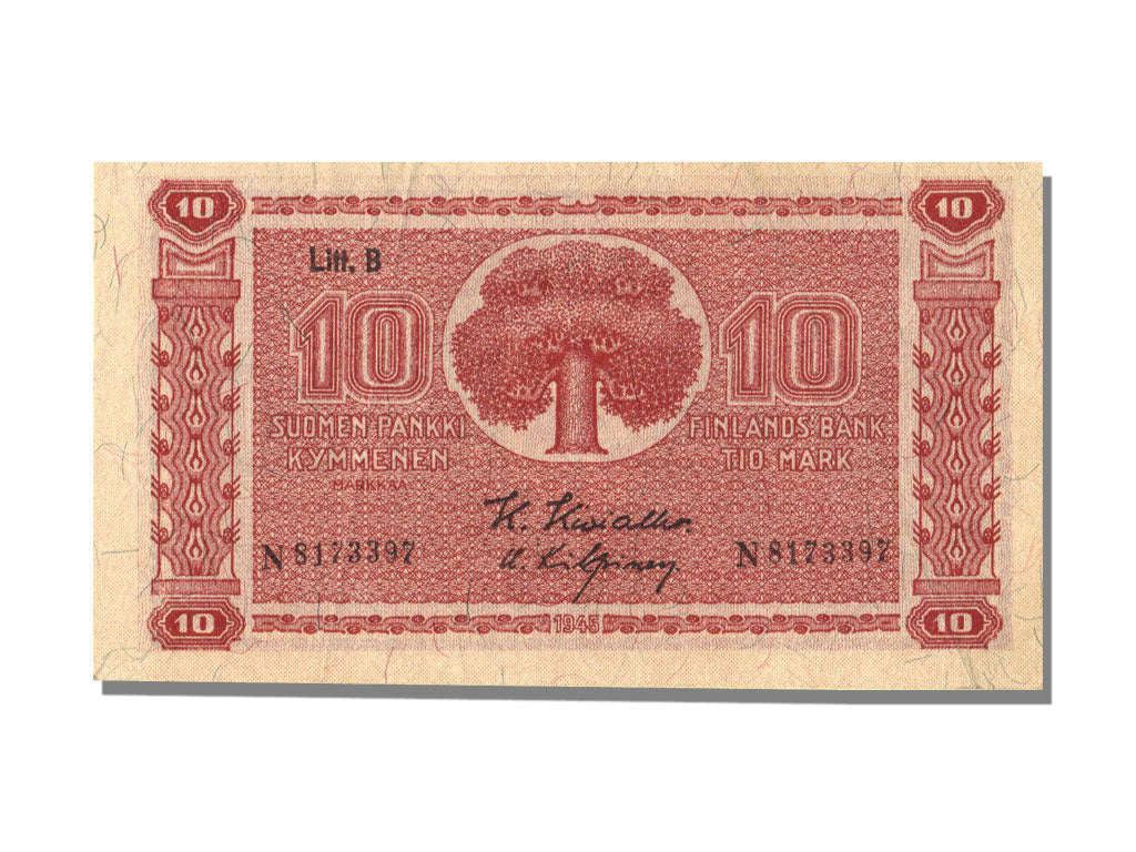 Finland, 10 Markkaa, KM #57, EF(40-45)