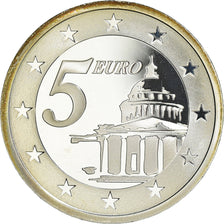 France, 5 Euro, 2004, Paris, BE, MS(64), Silver, KM:2010